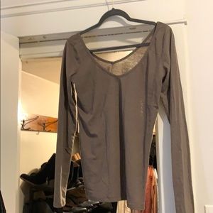 gently used off the shoulder long sleeve tshirt